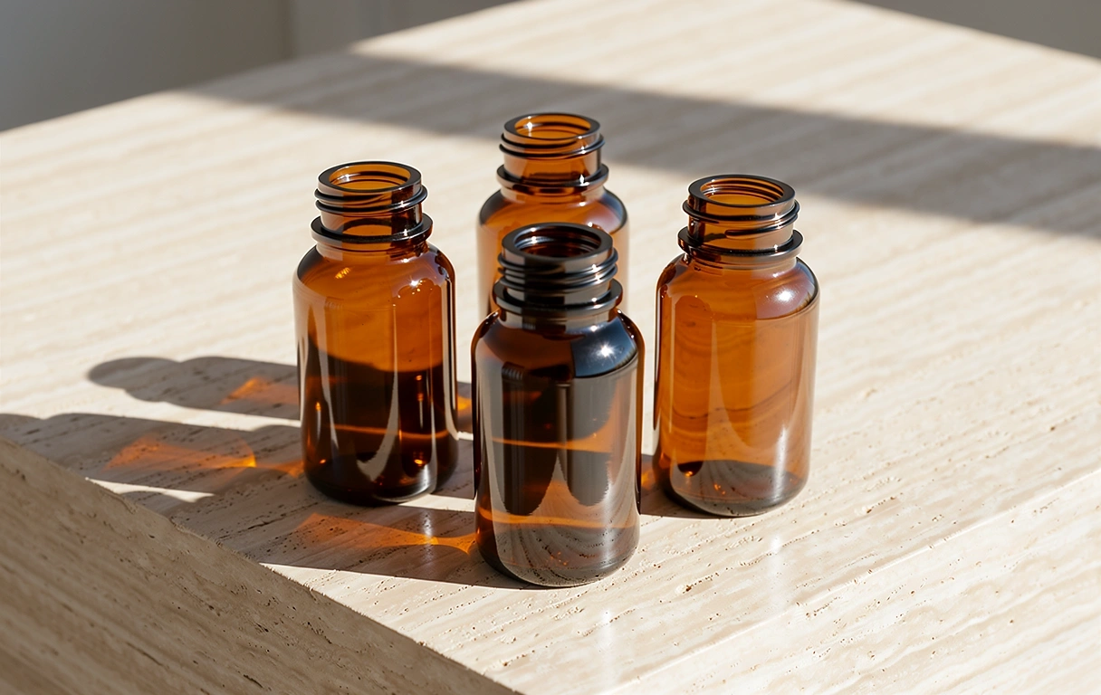 Prirodne Dodaci supplement glass bottles